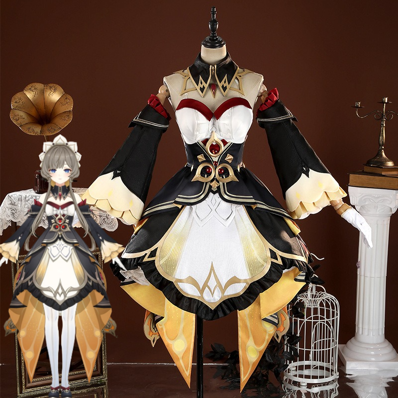 Cosplay Wig Colored - Genshin Impact Cosplay Costume Marionette Sandrone