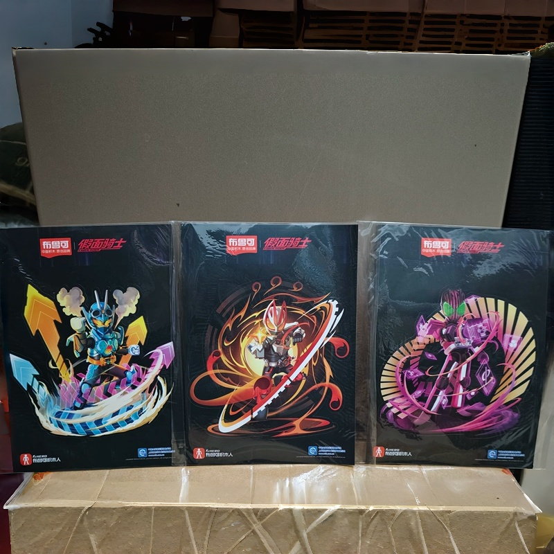Sticker Sheet Set - Genuine Blokees Kamen Rider Official Art