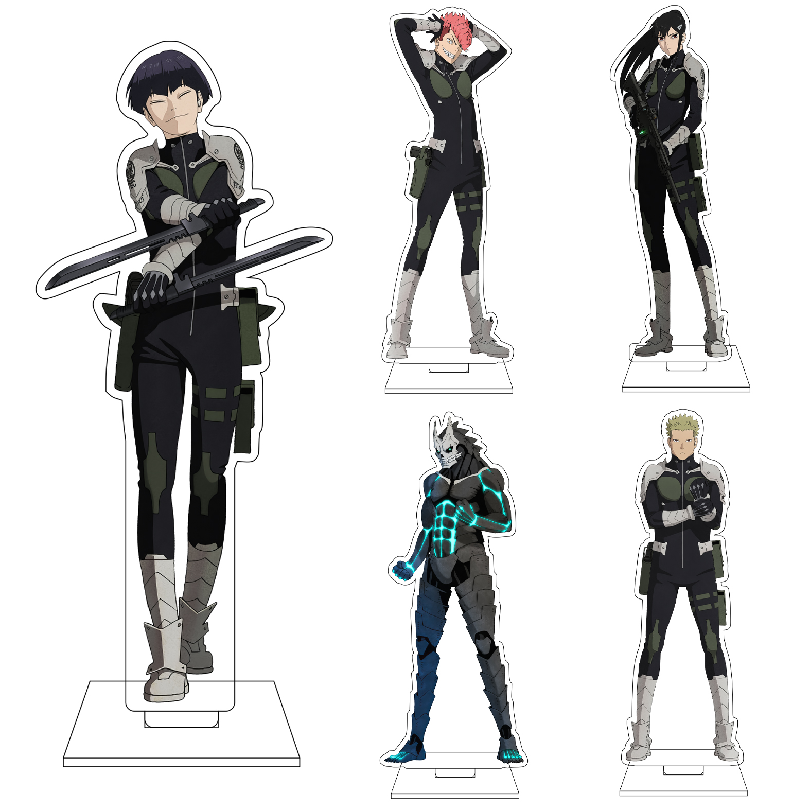 Anime Character Merchandise - 16CM Anime Kaiju No.8 Cosplay Acrylic