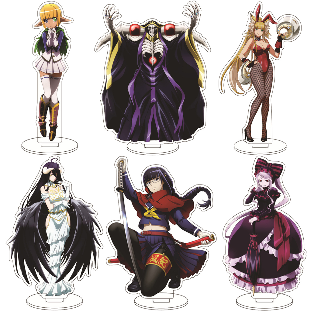 Anime Character Merchandise - 16CM Anime OVERLORD Albedo Demiurge Ainz