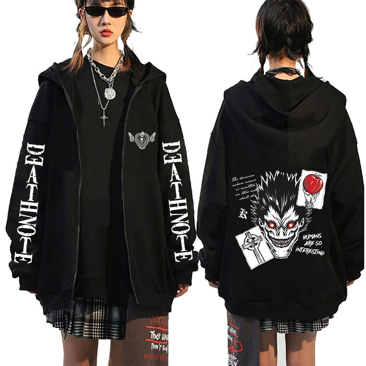 Anime Death Note Ryuk Merch Zi - Anime Merch Hoodie บทวิจารณ์และราคา