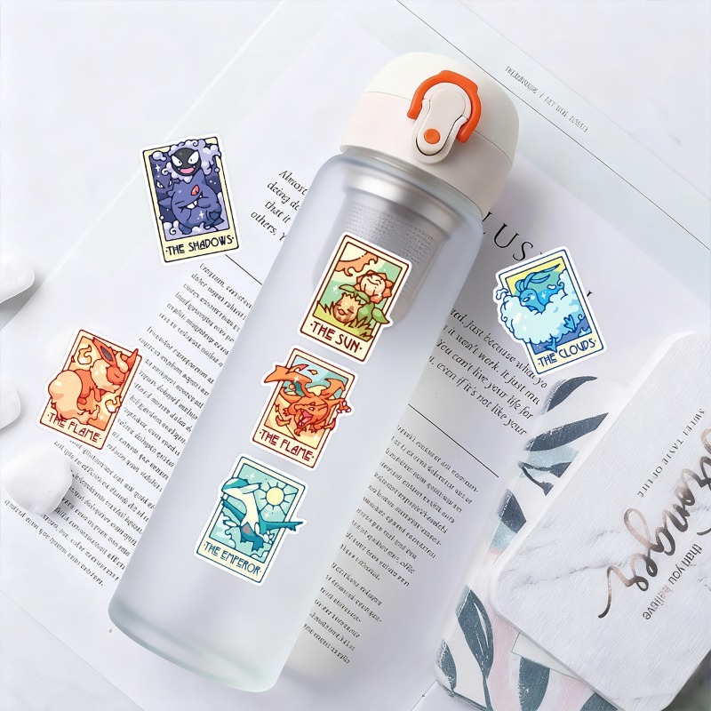 90Pcs/pack Pokemon Eevee Pikac - Sticker Sheet Set บทวิจารณ์และราคา