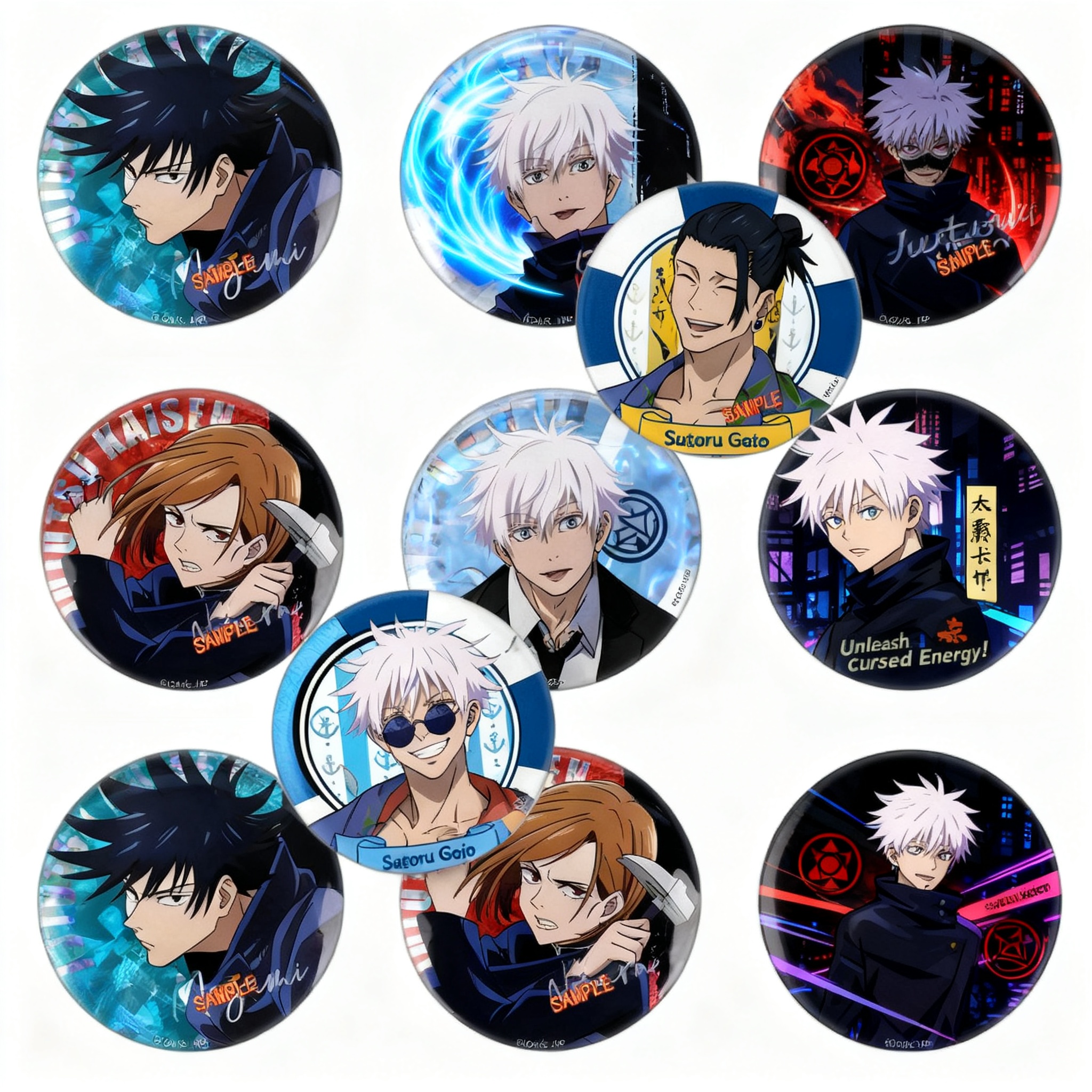 Jujutsu Kaisen Badge Third Wav - Premium Anime Merchandise บทวิจารณ์และราคา