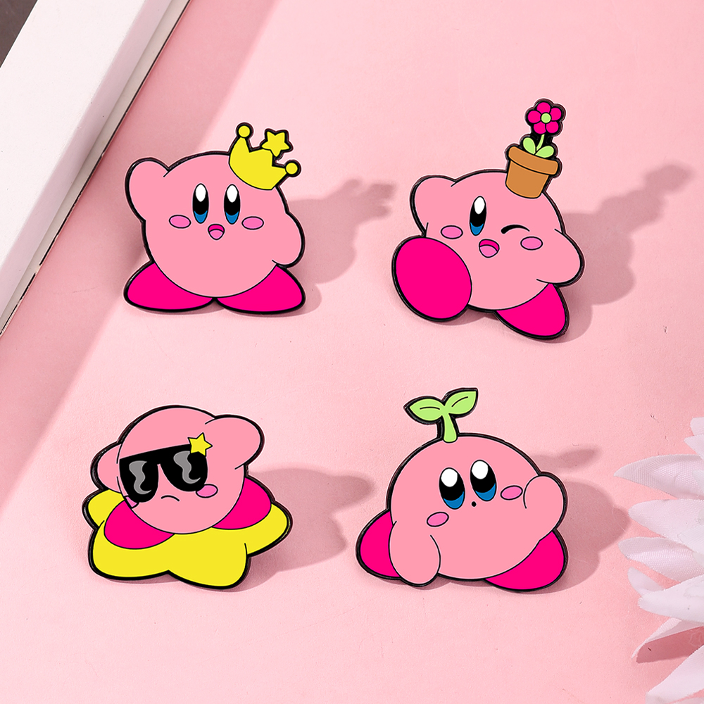 4pcs Kirby Enamel Lapel Pins S - Enamel Pin Set บทวิจารณ์และราคา