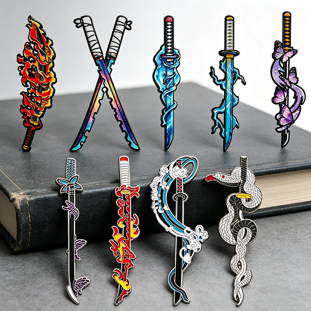 Demon Slayer Nichirin Sword En - Enamel Pin Set บทวิจารณ์และราคา