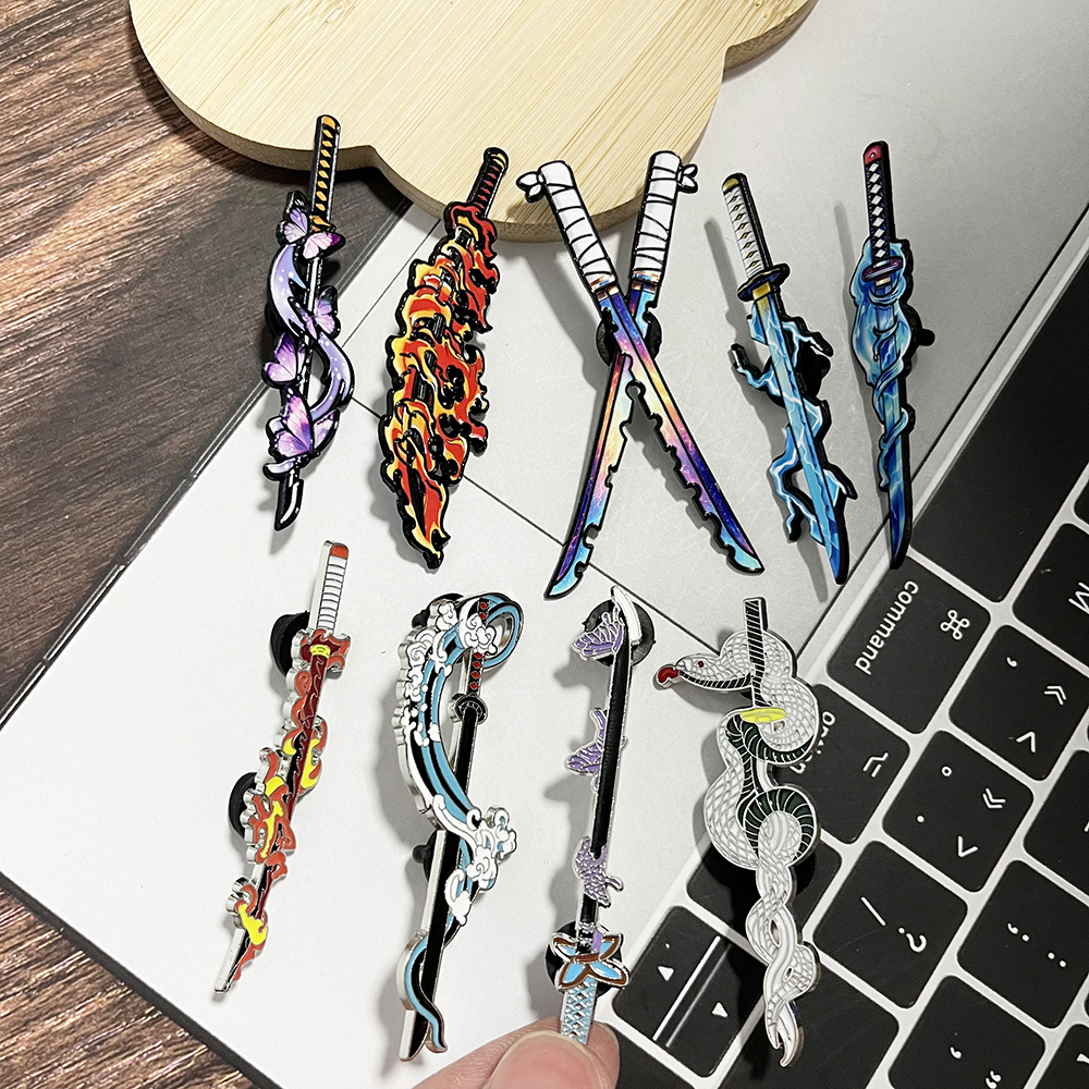 Demon Slayer Nichirin Sword En - Enamel Pin Set บทวิจารณ์และราคา