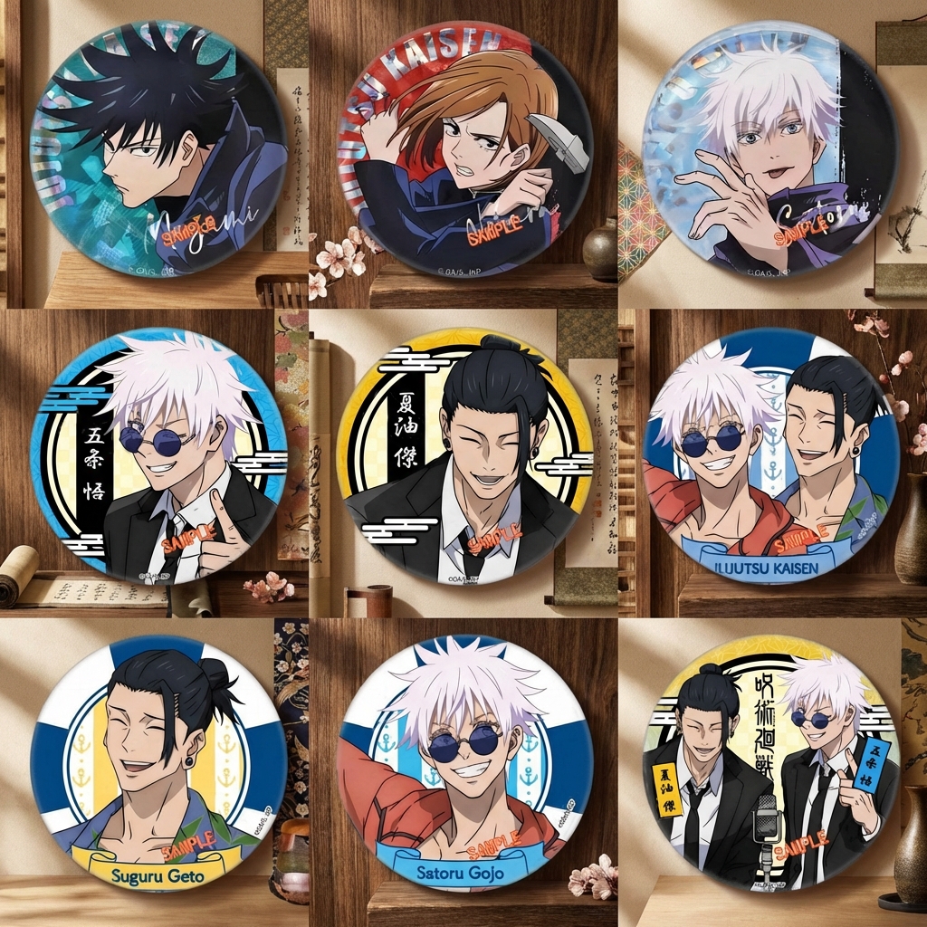 Jujutsu Kaisen Badge Third Wav - Premium Anime Merchandise บทวิจารณ์และราคา