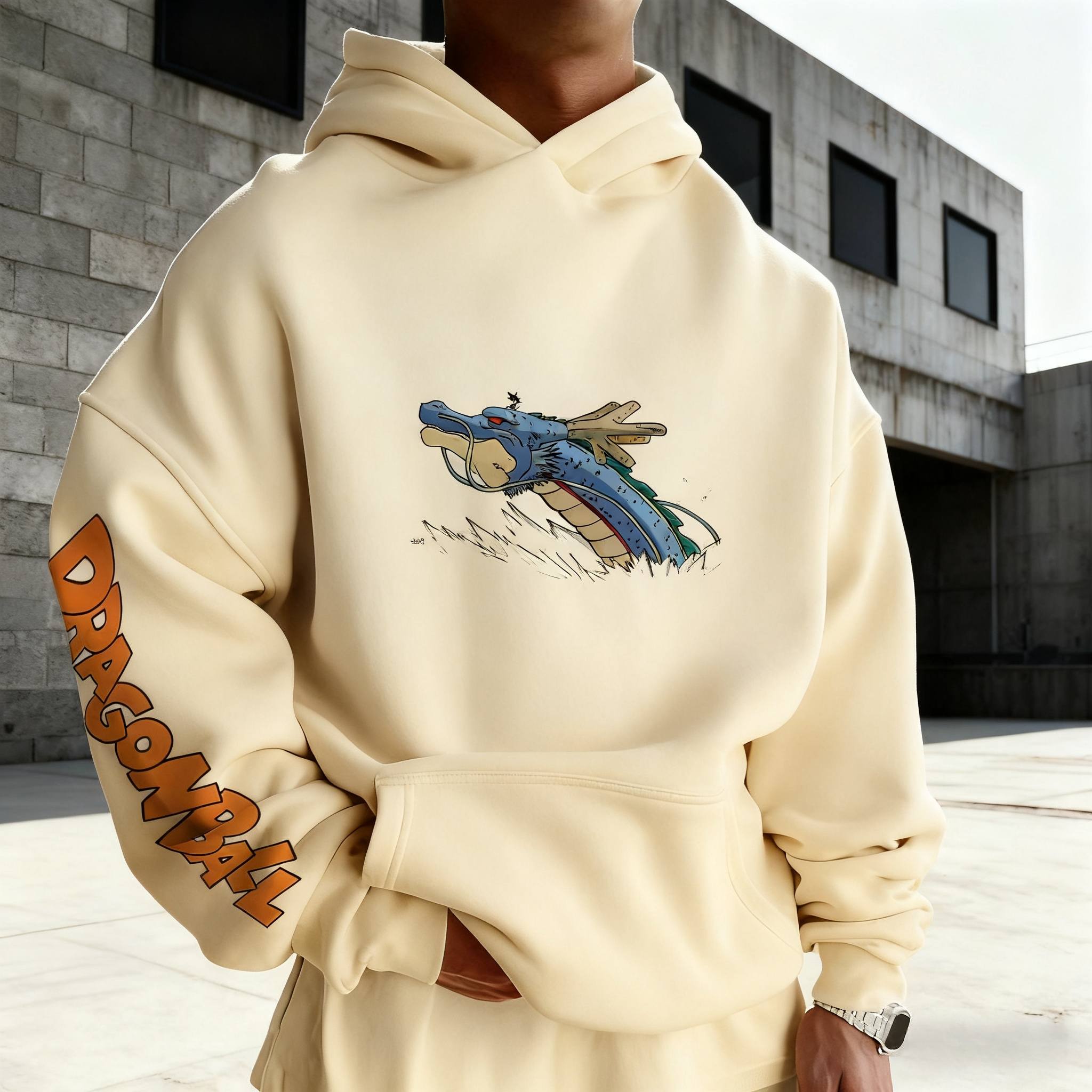 Dragon Ball Anime Goku Khaki H - Anime Merch Hoodie บทวิจารณ์และราคา