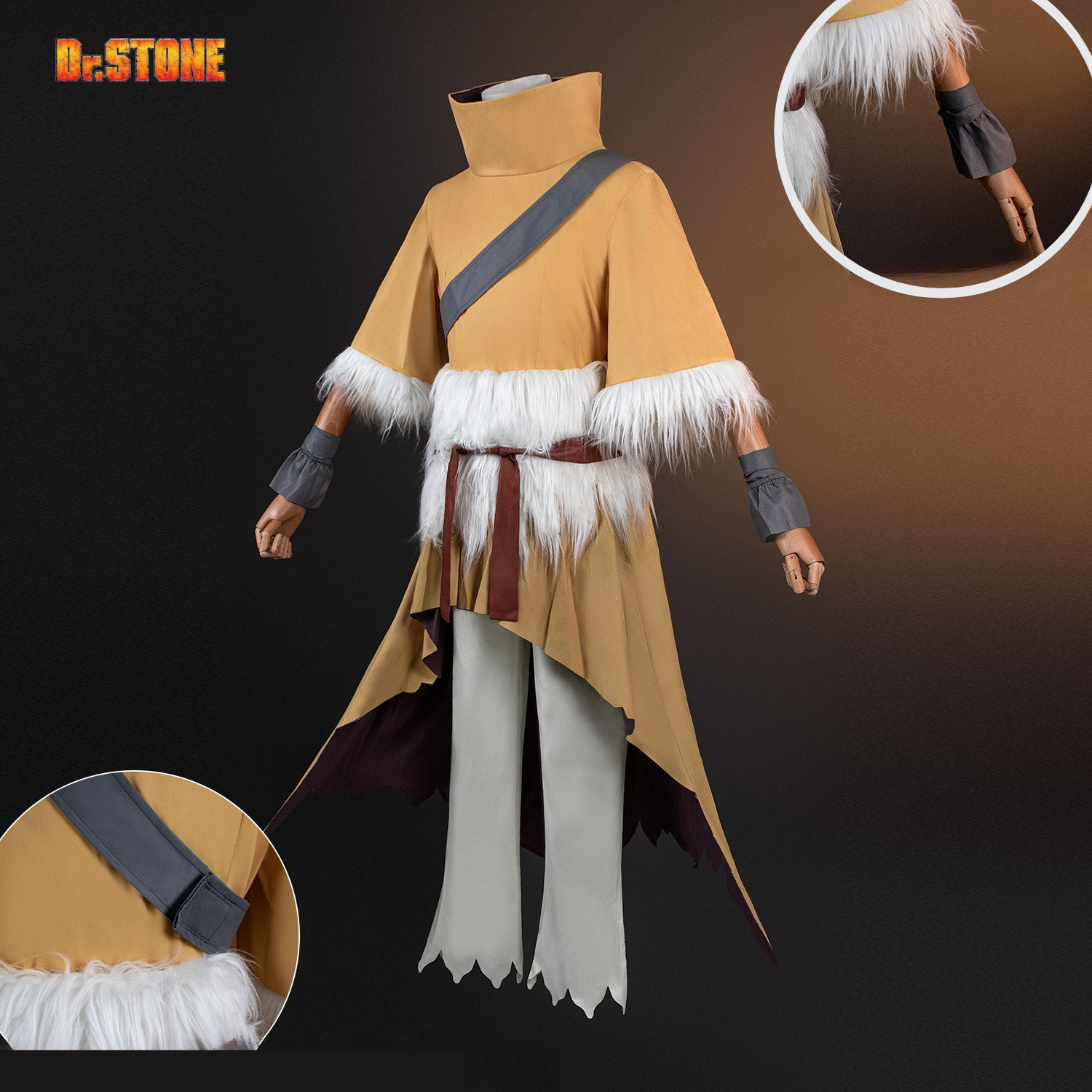 Dr. STONE Cosplay Costume Five - Cosplay Wig Colored บทวิจารณ์และราคา