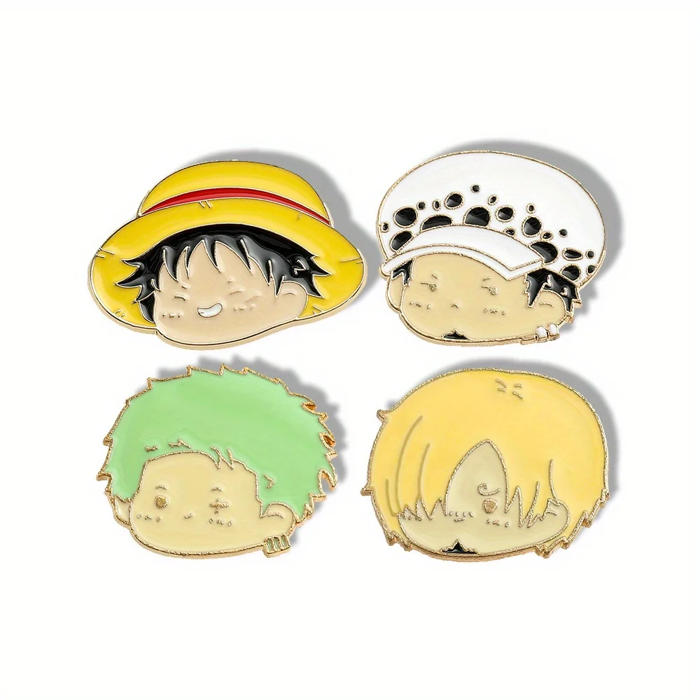 4 Pcs Anime Character Brooch S - Enamel Pin Set บทวิจารณ์และราคา