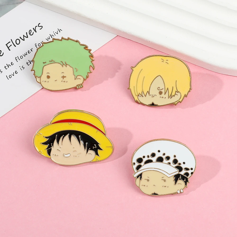 4 Pcs Anime Character Brooch S - Enamel Pin Set บทวิจารณ์และราคา