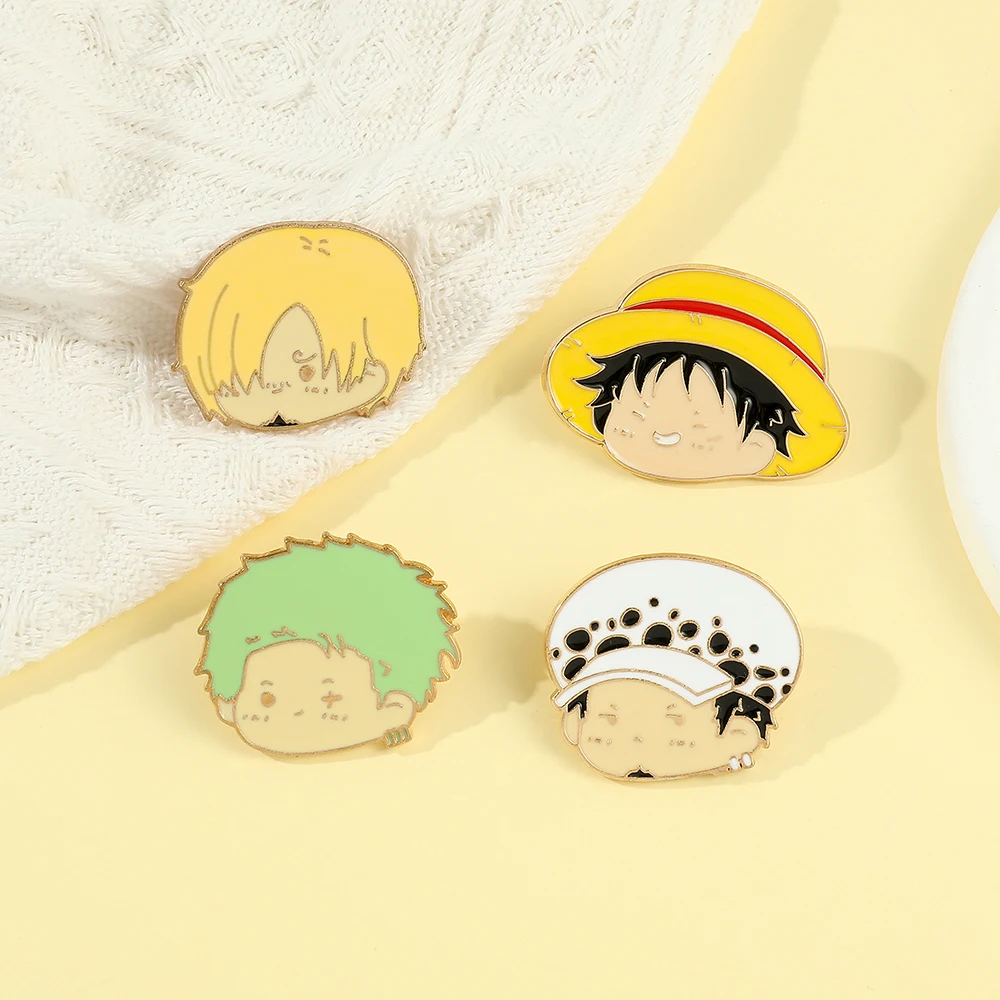 4 Pcs Anime Character Brooch S - Enamel Pin Set บทวิจารณ์และราคา