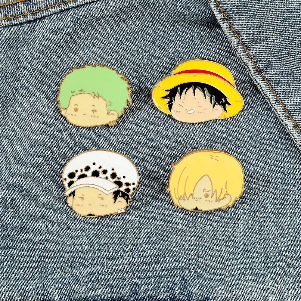 4 Pcs Anime Character Brooch S - Enamel Pin Set บทวิจารณ์และราคา