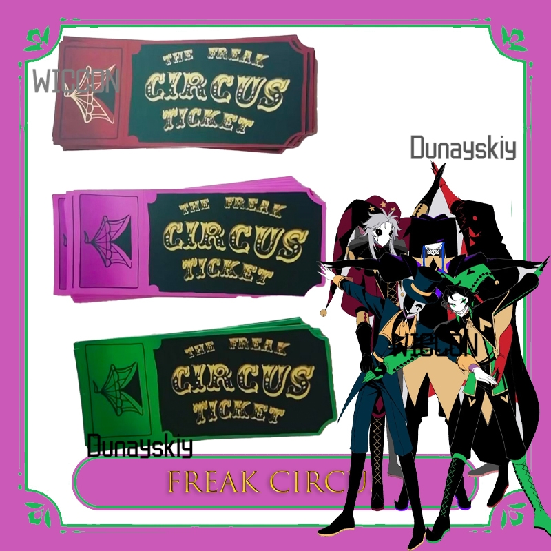 Freak Circus Ticket Card Red G - Anime Merchandise Europe บทวิจารณ์และราคา