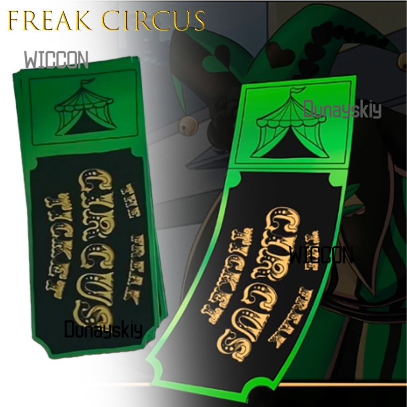Freak Circus Ticket Card Red G - Anime Merchandise Europe บทวิจารณ์และราคา