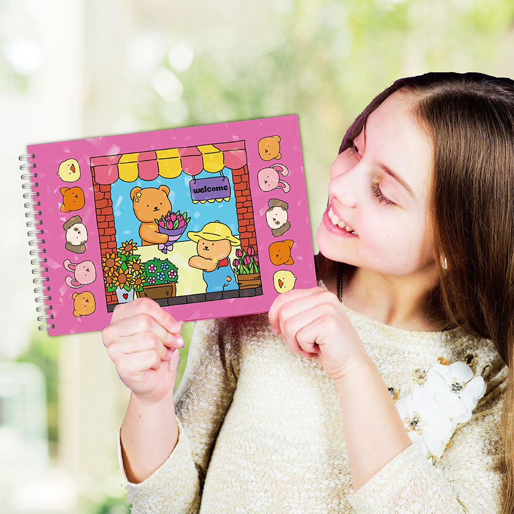 Adorable Bear Coloring Book Se - Sticker Sheet Set บทวิจารณ์และราคา