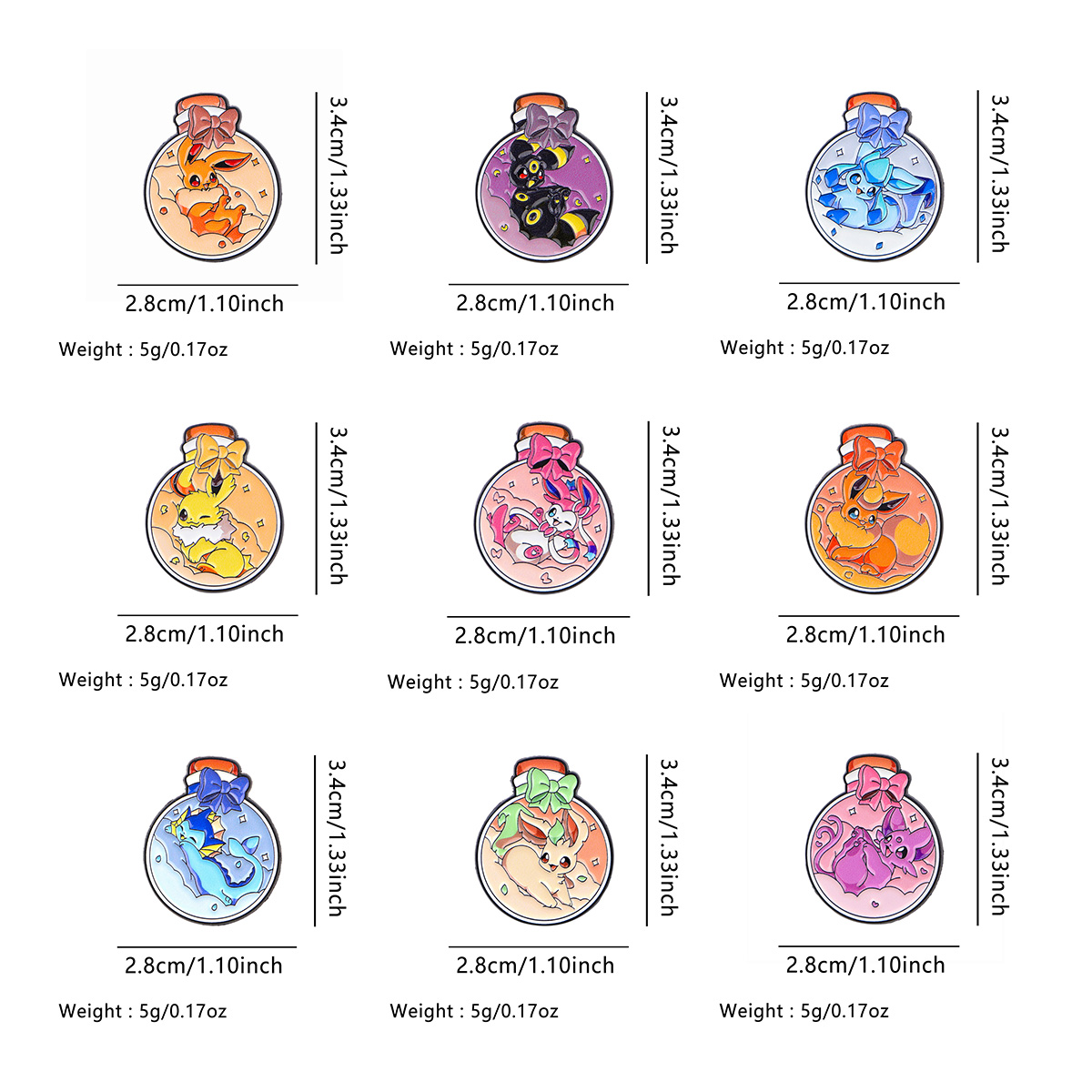 90s Anime Kawaii Elf Enamel Pi - Enamel Pin Set บทวิจารณ์และราคา