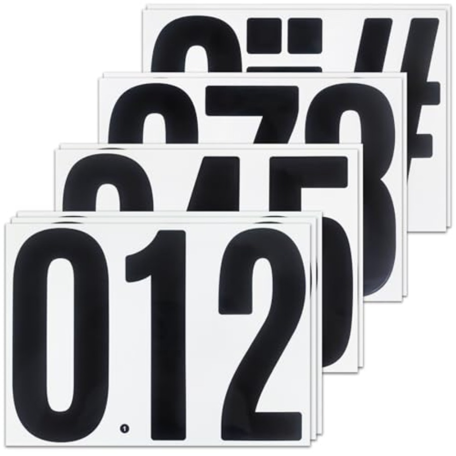 12 Sheets 7 Inch 0-9 Number St - Sticker Sheet Set บทวิจารณ์และราคา