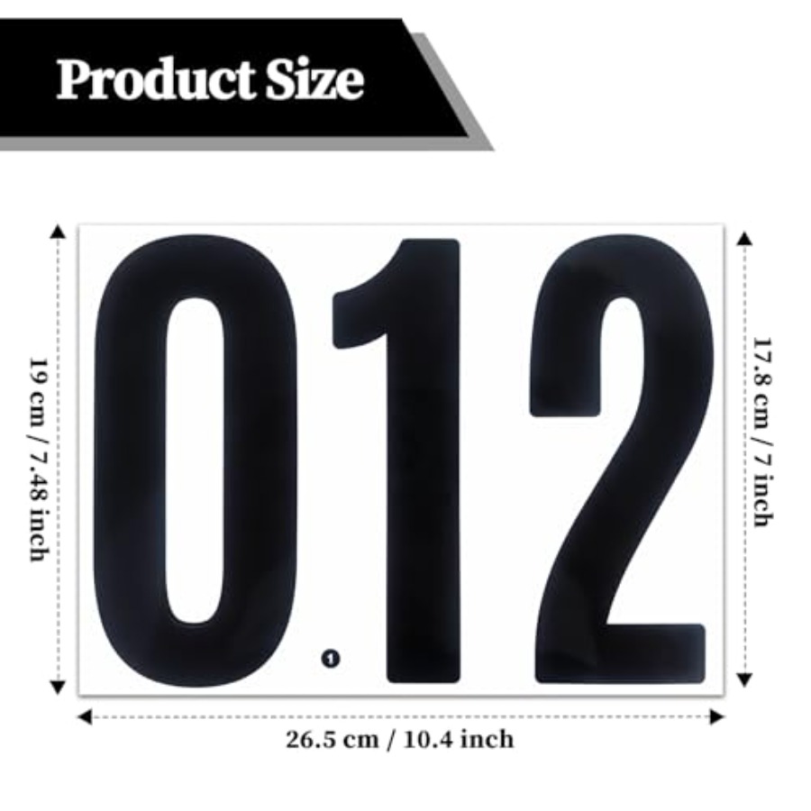 12 Sheets 7 Inch 0-9 Number St - Sticker Sheet Set บทวิจารณ์และราคา