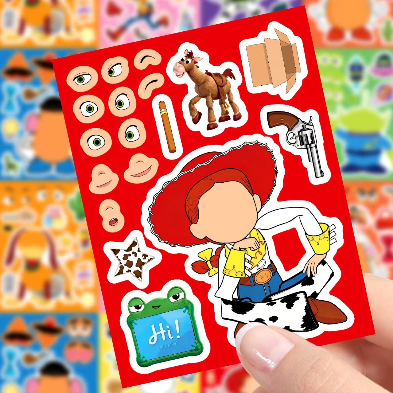 1 box of 8 sheets Make a Face  - Sticker Sheet Set บทวิจารณ์และราคา
