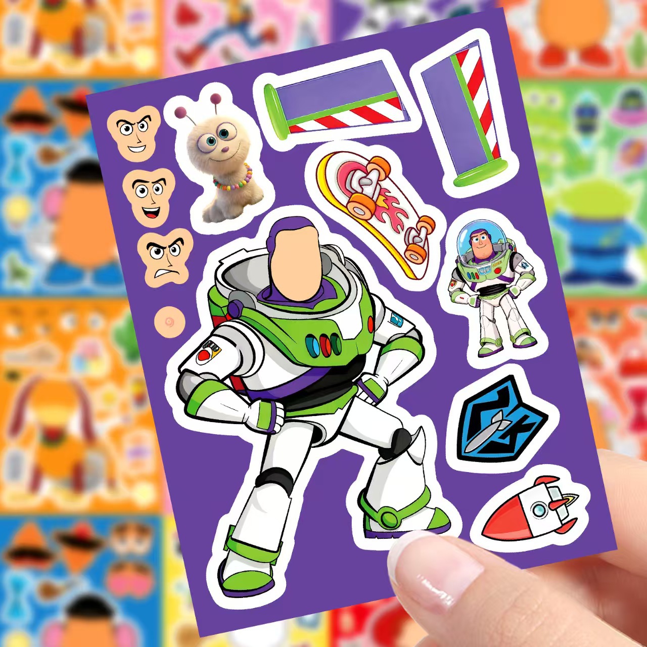 1 box of 8 sheets Make a Face  - Sticker Sheet Set บทวิจารณ์และราคา