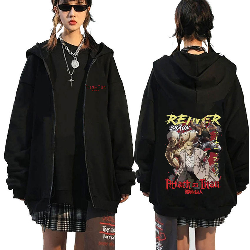 Anime Attack on Titan Reiner B - Anime Merch Hoodie บทวิจารณ์และราคา