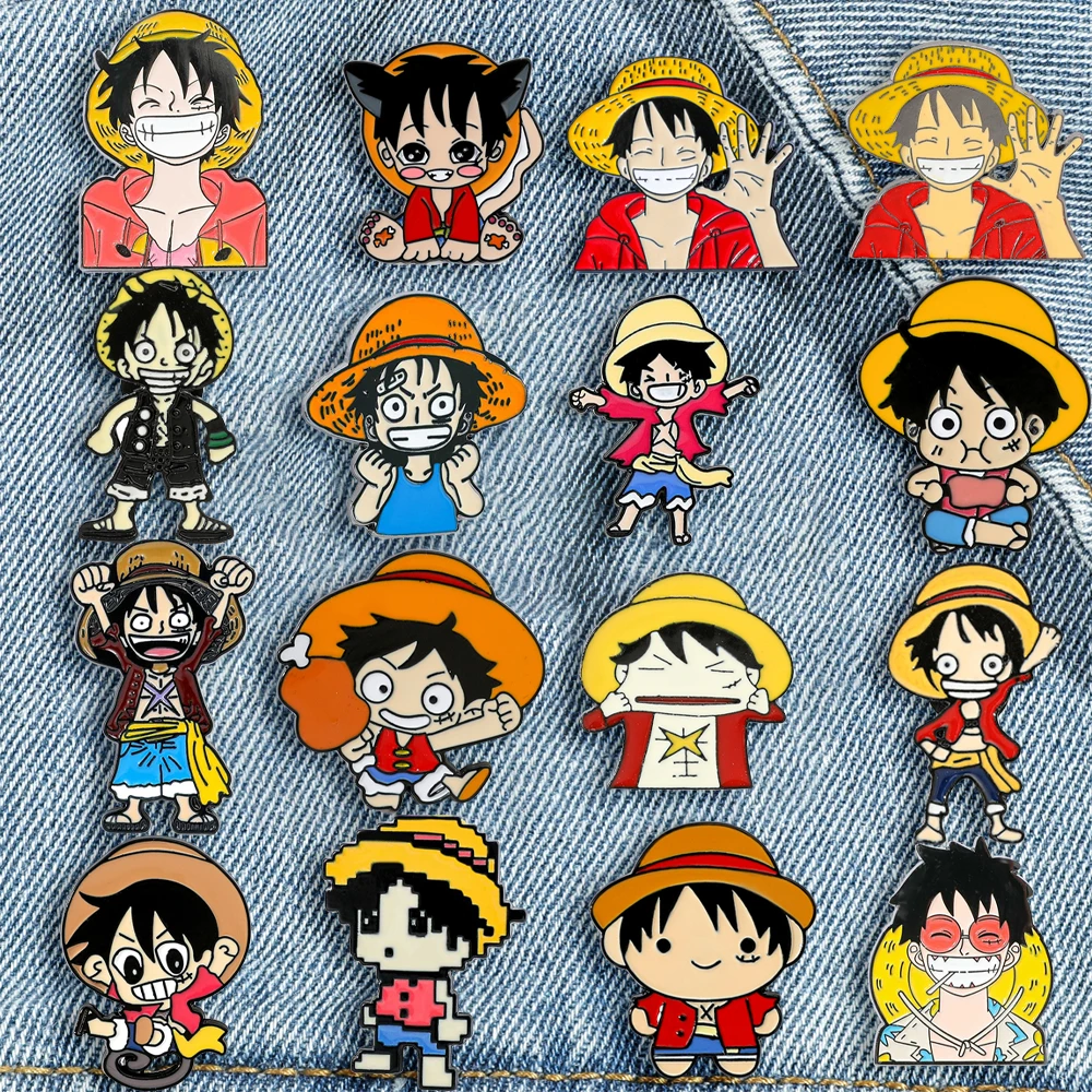 16 Pcs Cartoon Character Brooc - Enamel Pin Set บทวิจารณ์และราคา