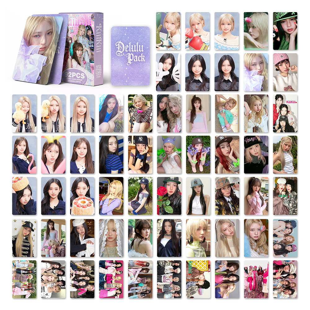 92pcs KiiiKiii Delulu Pack Pho - Sticker Sheet Set บทวิจารณ์และราคา