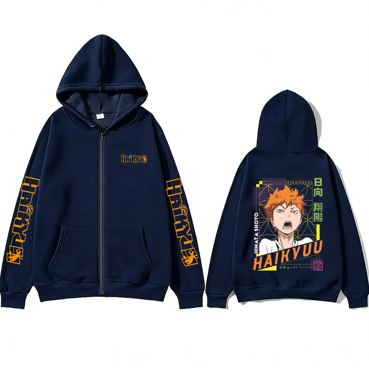 Anime Haikyuu Shoyo Hinata Mer - Anime Merch Hoodie บทวิจารณ์และราคา