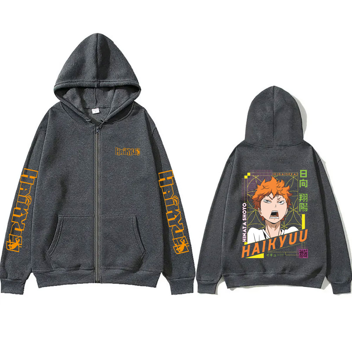 Anime Haikyuu Shoyo Hinata Mer - Anime Merch Hoodie บทวิจารณ์และราคา
