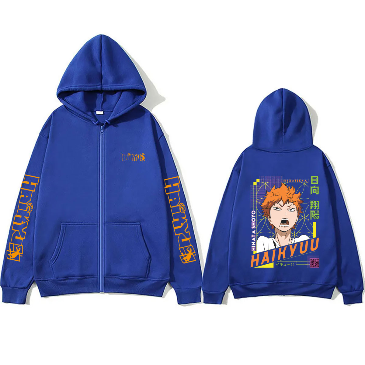 Anime Haikyuu Shoyo Hinata Mer - Anime Merch Hoodie บทวิจารณ์และราคา