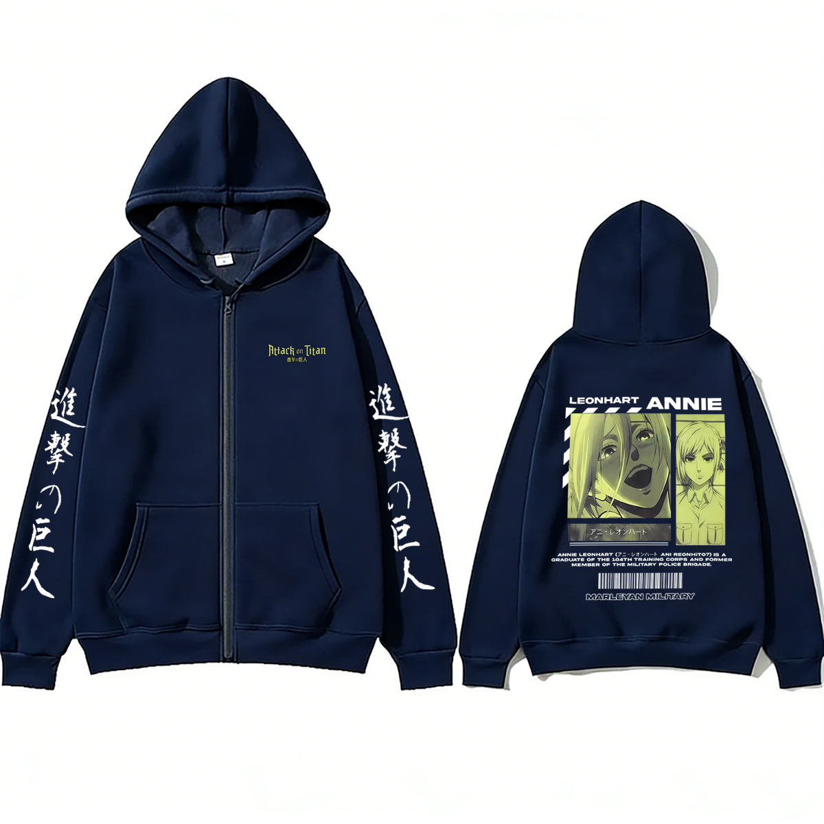 Anime Attack on Titan Annie Le - Anime Merch Hoodie บทวิจารณ์และราคา