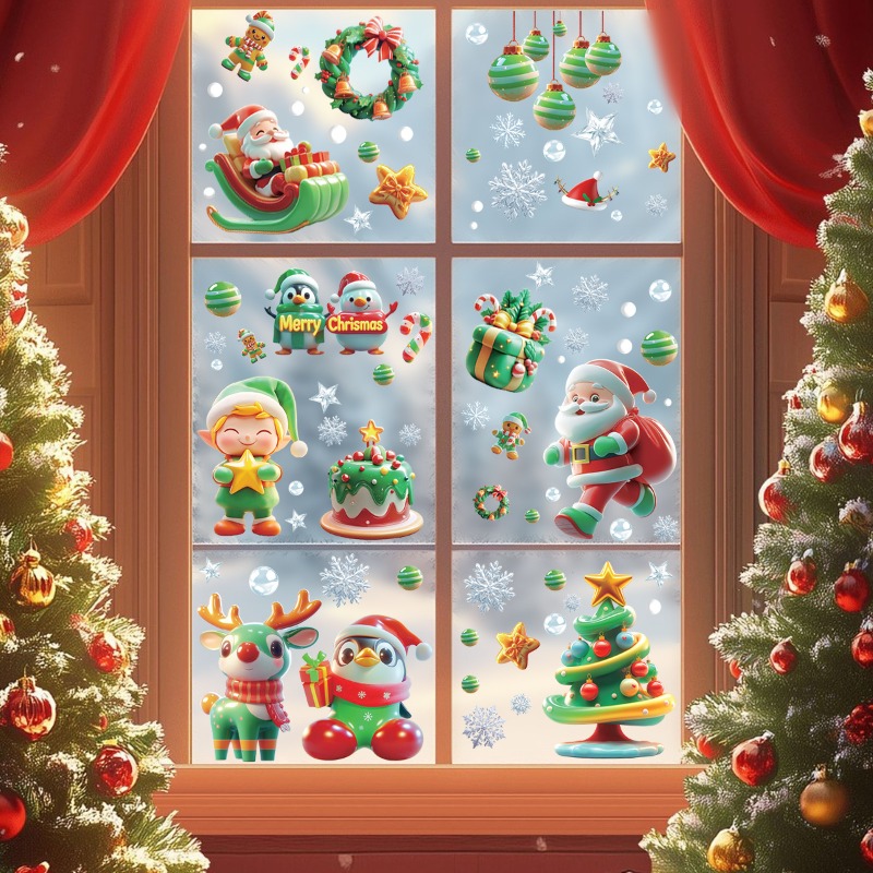 9 Sheets/set of Christmas Tree - Sticker Sheet Set บทวิจารณ์และราคา