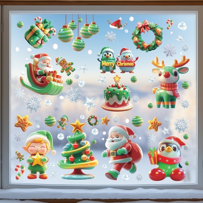 9 Sheets/set of Christmas Tree - Sticker Sheet Set บทวิจารณ์และราคา