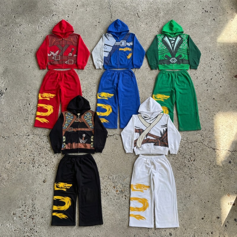 Y2K 2 piece set Anime Characte - Anime Merch Hoodie บทวิจารณ์และราคา