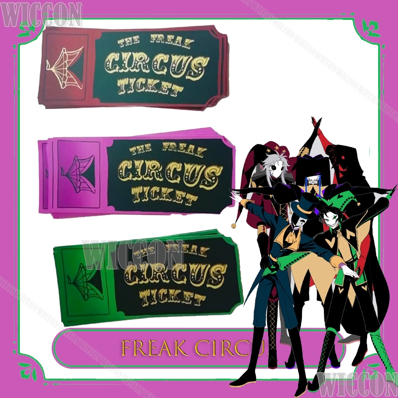 Freak Circus Ticket Card Red G - Anime Merchandise Europe บทวิจารณ์และราคา