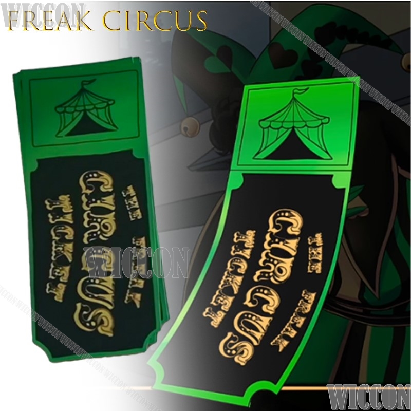 Freak Circus Ticket Card Red G - Anime Merchandise Europe บทวิจารณ์และราคา