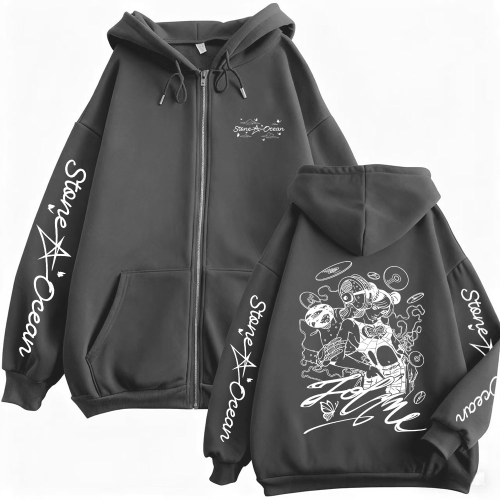 Anime Jojo Bizarre Adventure J - Anime Merch Hoodie บทวิจารณ์และราคา