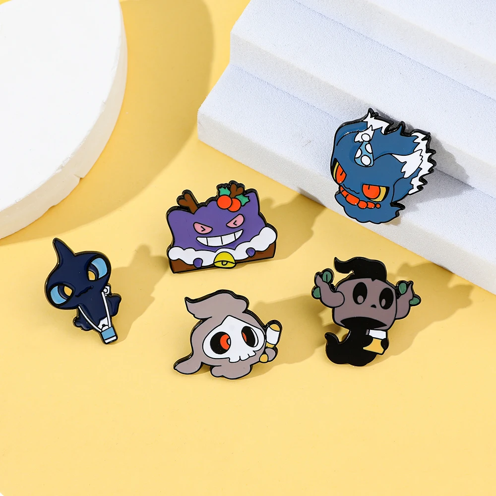 6 Pcs Creative Cartoon Elf Bro - Enamel Pin Set บทวิจารณ์และราคา