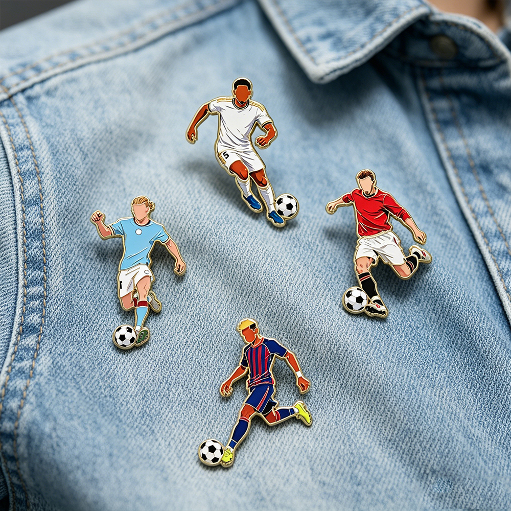 4/12pcs Sports Star Enamel Pin - Enamel Pin Set บทวิจารณ์และราคา