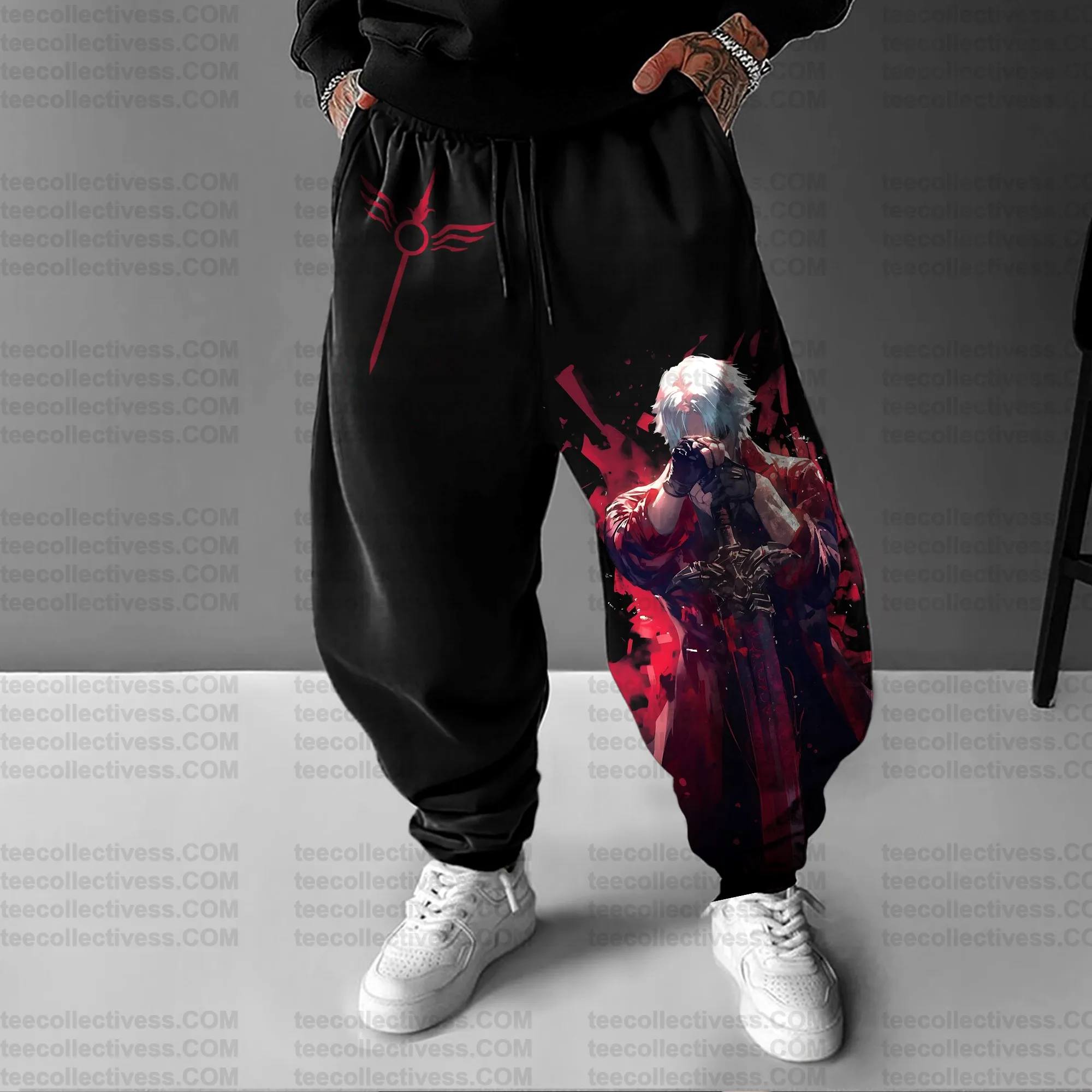 Devil May Cry 5 Hoodie Set Bla - Anime Merch Hoodie บทวิจารณ์และราคา