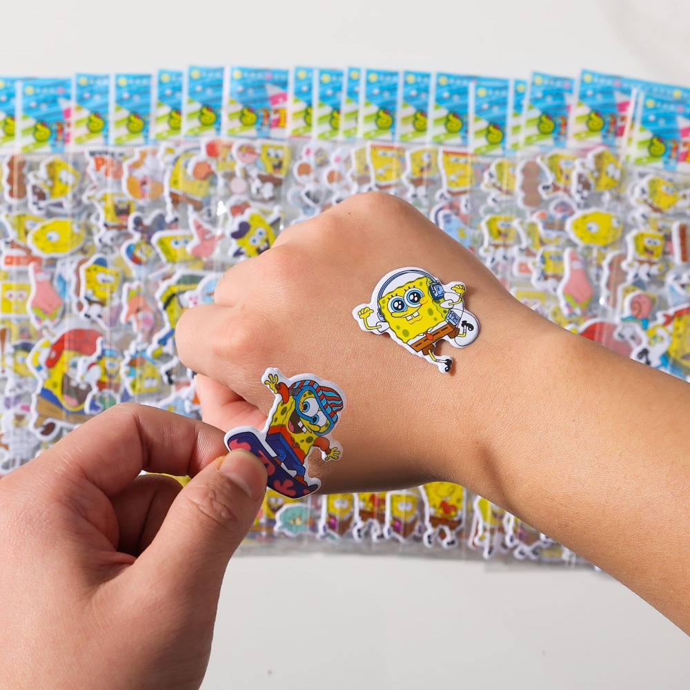 12-Pack SpongeBob 3D Stickers  - Sticker Sheet Set บทวิจารณ์และราคา