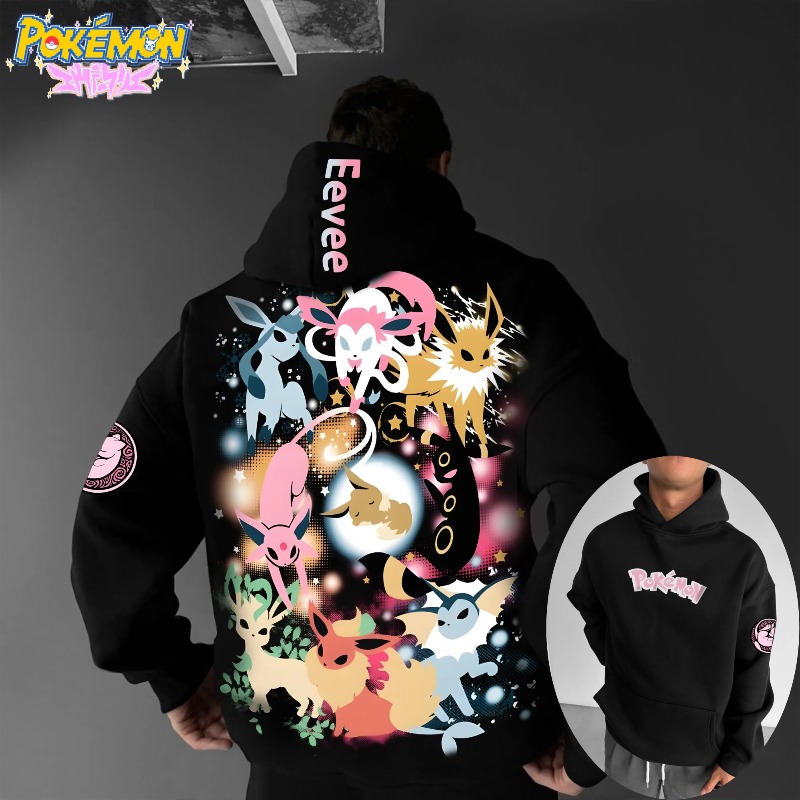 2025 Pok É Mon Classic Charact - Anime Merch Hoodie บทวิจารณ์และราคา