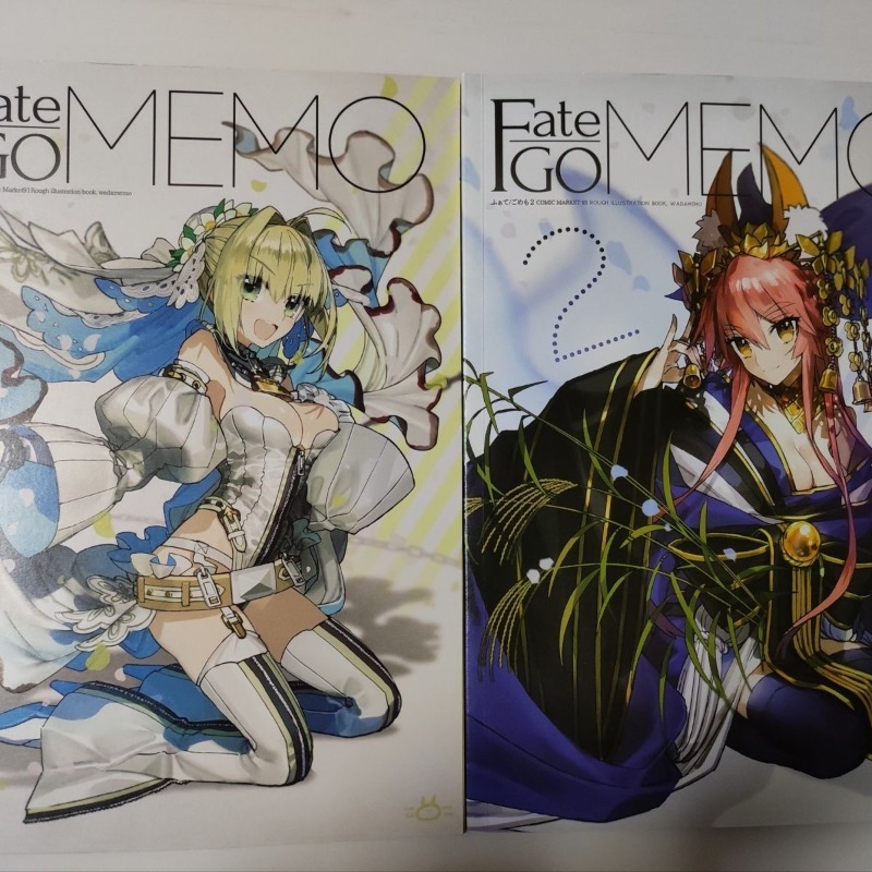 2 books Fate GO MEMO 1 2 Art B - Fate Anime Merchandise บทวิจารณ์และราคา