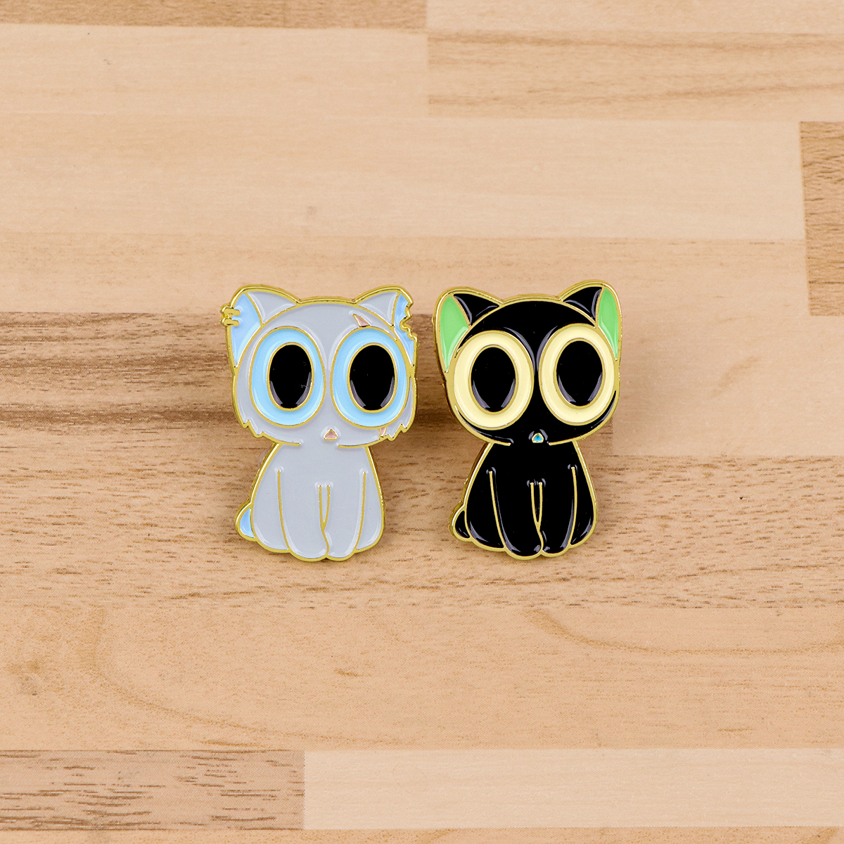 Cute Anime Black Cats Enamel P - Enamel Pin Set บทวิจารณ์และราคา