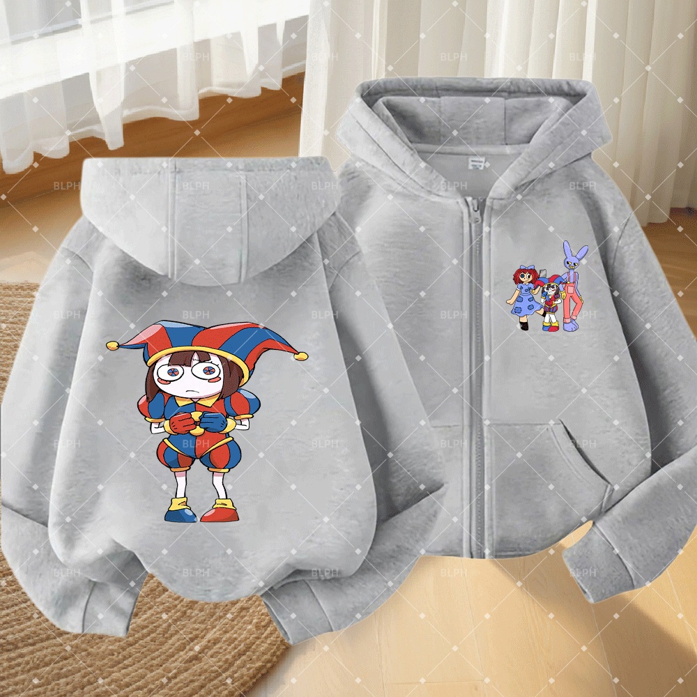 Cute Kids' Zip-Up Hoodie with  - Anime Merch Hoodie บทวิจารณ์และราคา
