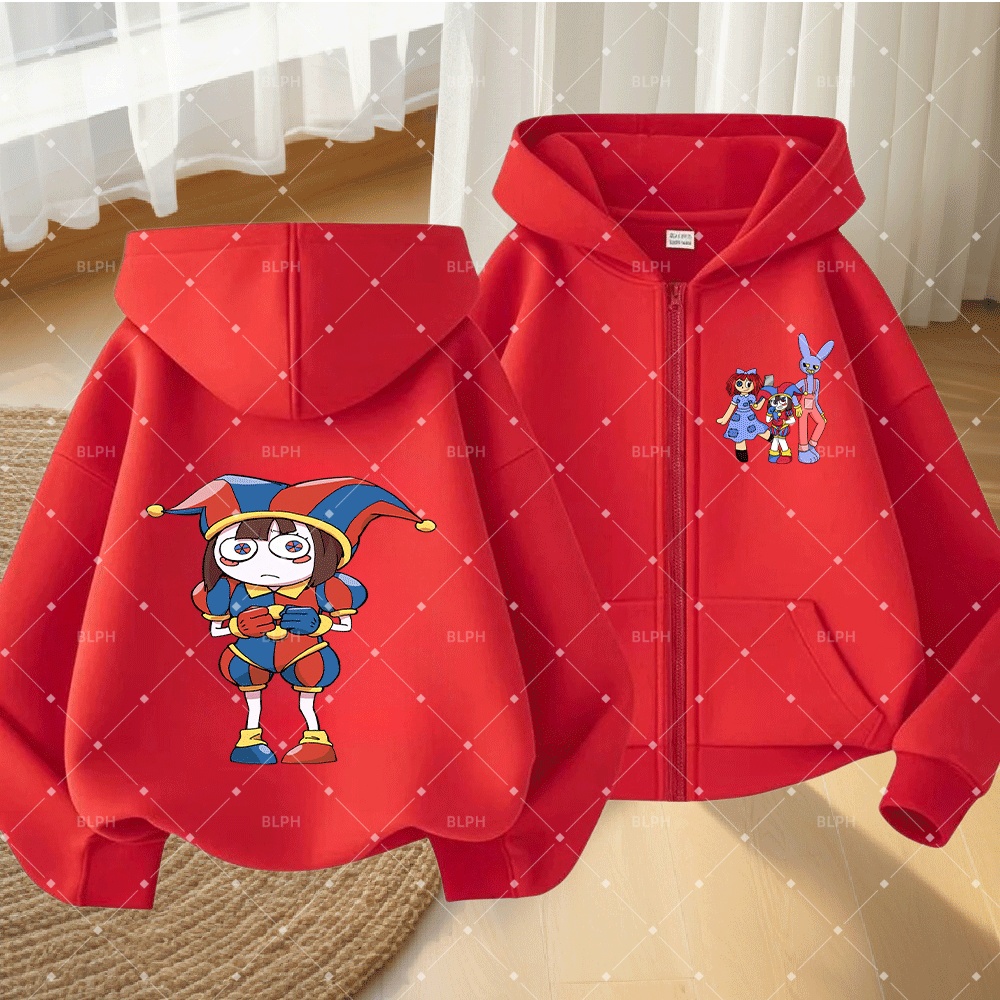 Cute Kids' Zip-Up Hoodie with  - Anime Merch Hoodie บทวิจารณ์และราคา