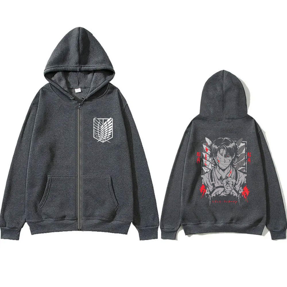 Anime Attack on Titan Levi Ack - Anime Merch Hoodie บทวิจารณ์และราคา