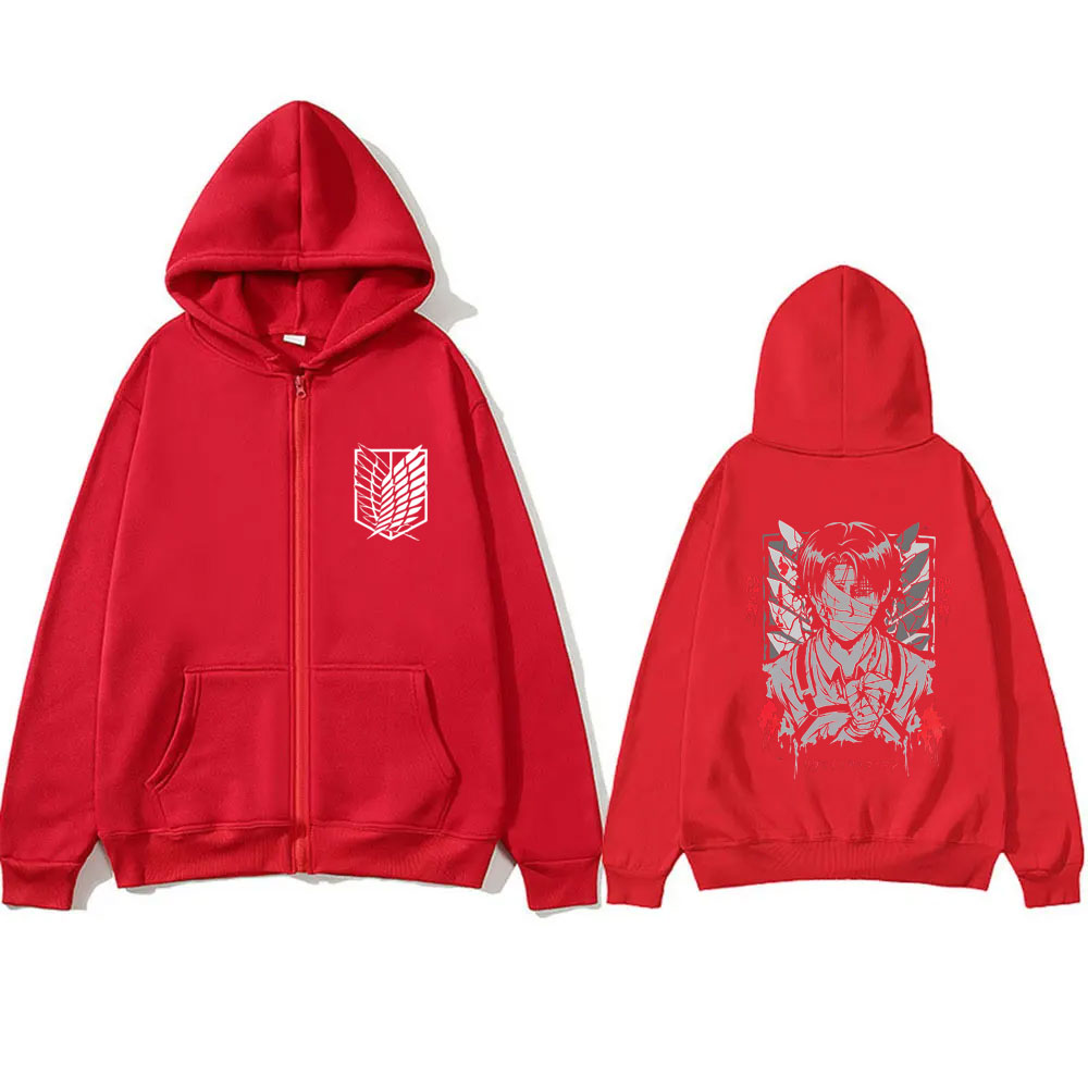 Anime Attack on Titan Levi Ack - Anime Merch Hoodie บทวิจารณ์และราคา