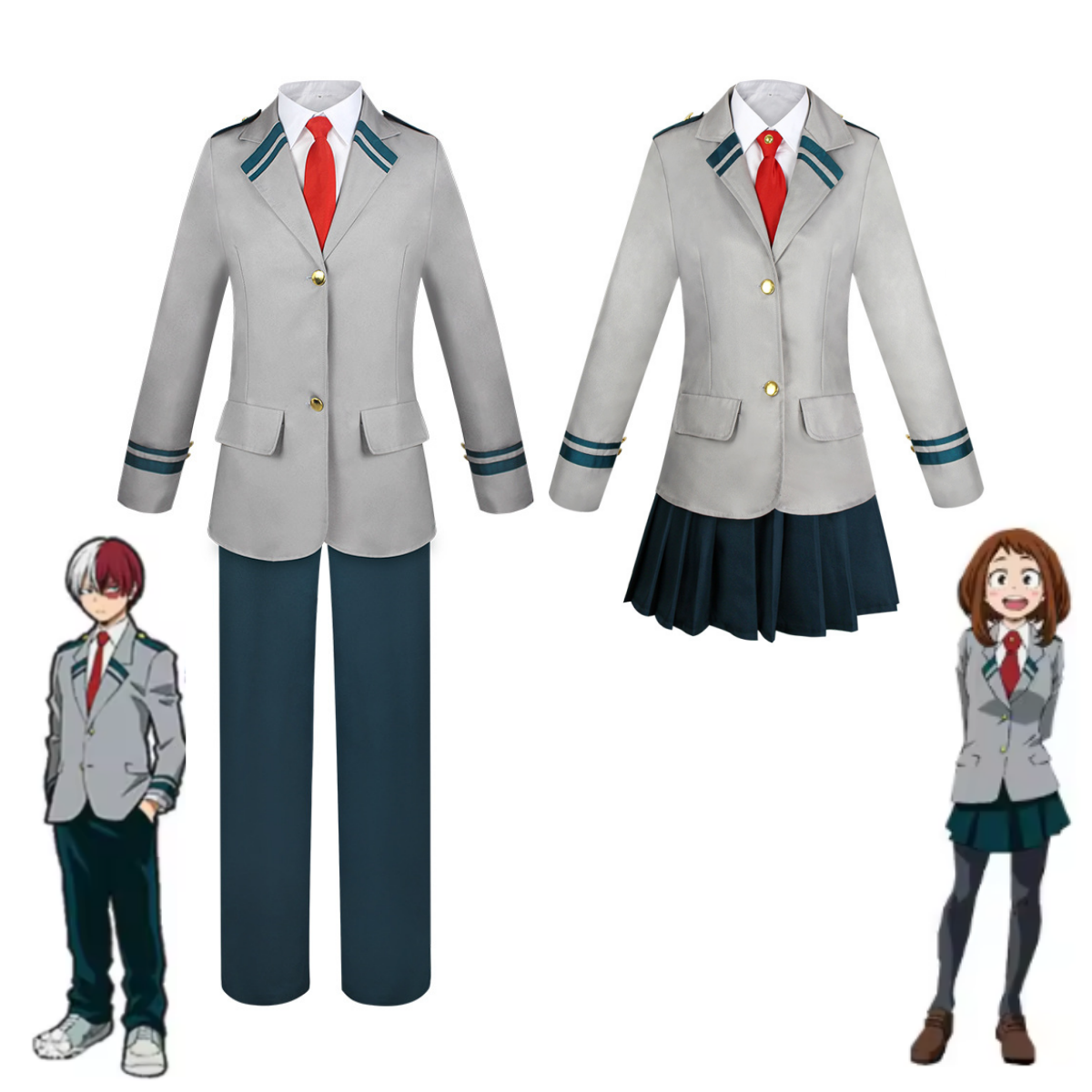 Anime My Hero Academia Shoto T - Cosplay Wig Colored บทวิจารณ์และราคา